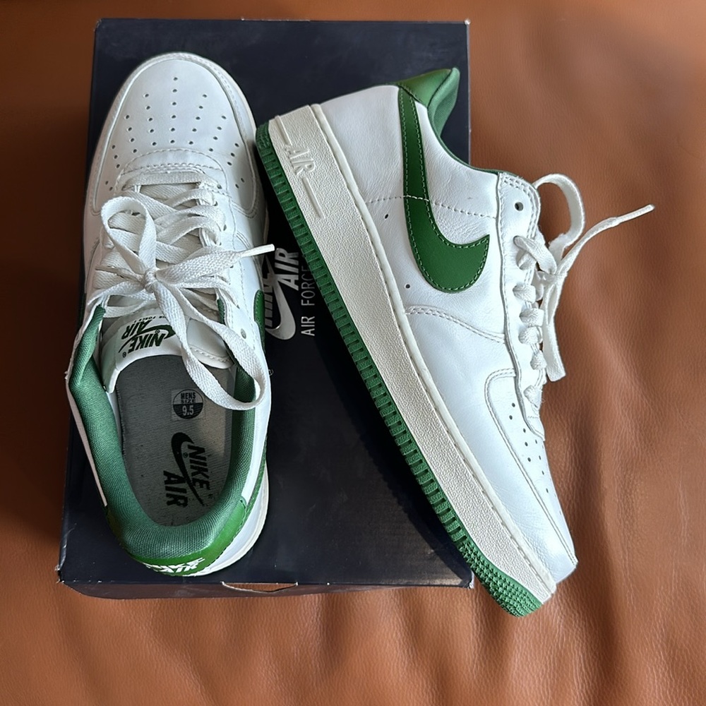 Nike Air Force Low Forest Green shoes